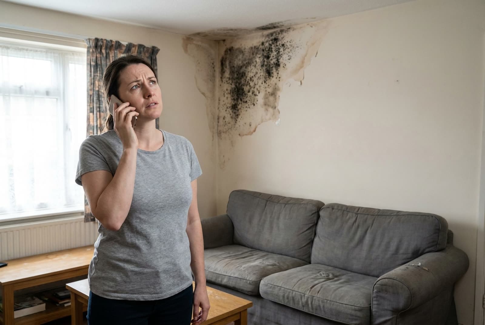 Example of the problem covered in this article, in a rented home